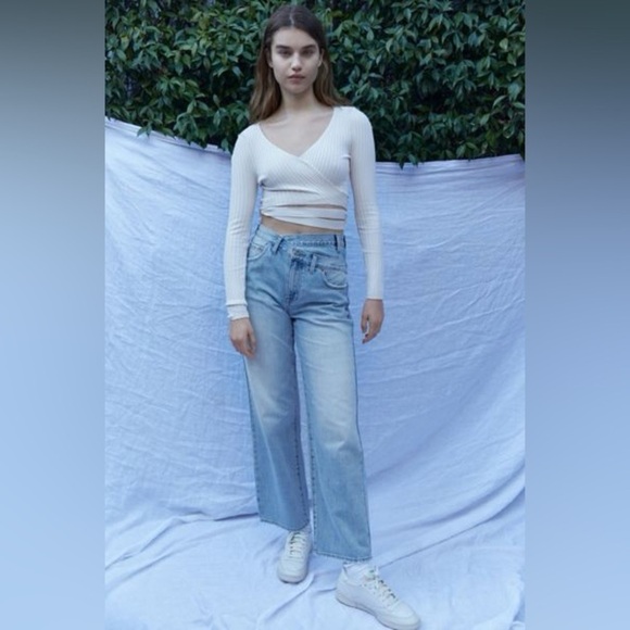 NWT Pistola Bobbie Jean IN Nelson Wash with Crossover Waist, Size 30 - Picture 13 of 14